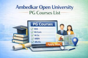 Ambedkar Open University PG Courses List