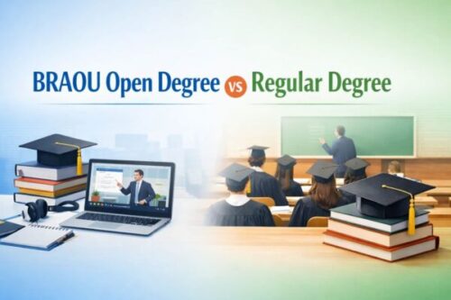 open degree vs regular degree