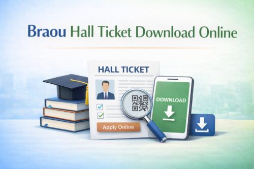 Braou Hall Ticket Download Online