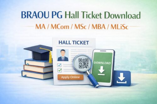 BRAOU PG Hall Ticket Download